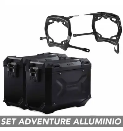 Occasione Imperdibile Kit valigie SW-Motech Trax Adv alluminio nero 45 lt per Honda X-ADV 750 dal 2025-