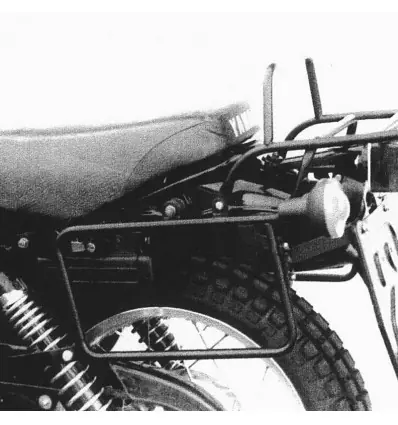 Portapacchi e telai laterali Hepco & Becker neri per Yamaha XT 500 1986- Ultimissimo Modello