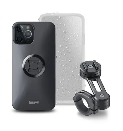Ultime Pezzi Moto Bundle SP-Connect con custodia e staffa per Apple iPhone 12 Pro Max-