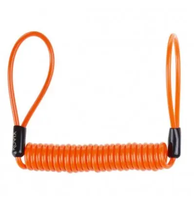 Cavo reminder bloccadisco Kovix arancio fluo- Nuova Collezione
