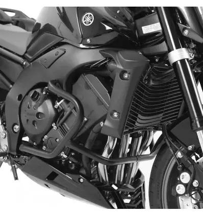 Popolare Paramotore nero Hepco & Becker per Yamaha FZ1 06-10-