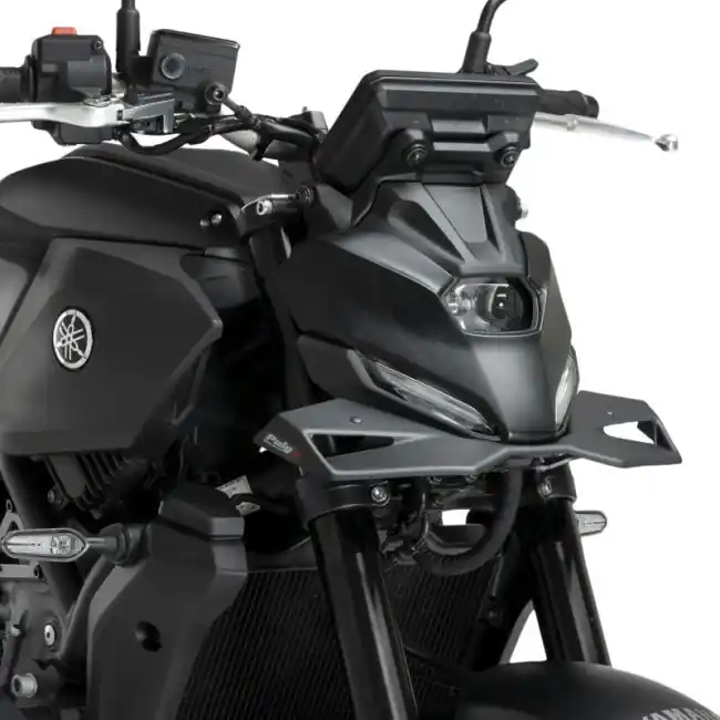 Spoiler frontale Puig nero opaco per Yamaha MT 07 dal 2025- Quantità Limitata