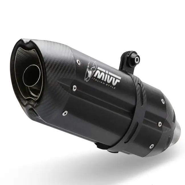Offerta Lampo Terminale Mivv Suono Steel Black per Kawasaki Suzuki GSR 750-