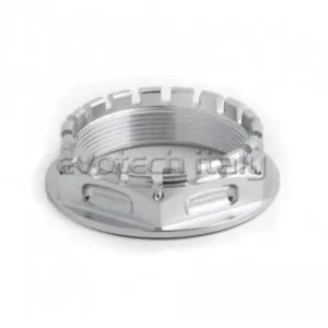 Dado ruota Evotech M48x1,5 per mozzo posteriore-Argento Spedizione Gratuita