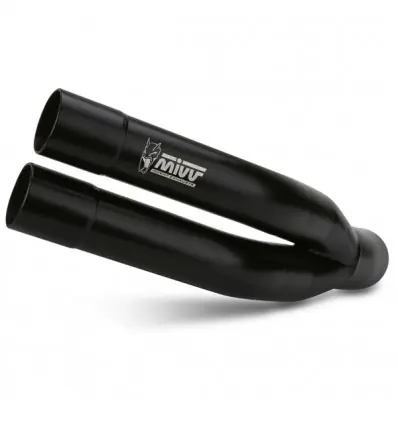 Occasione Terminale Mivv Double Gun Black per Yamaha MT-03 dal 2016-