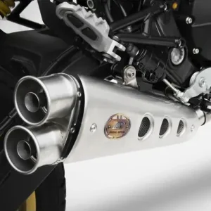 Terminale Slip On Zard Omologato in acciaio per Ducati Scrambler 800 Desert Sled- Professionale