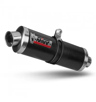 Scelto Dai Clienti Terminale Mivv Oval Carbonio per Yamaha R6 99-02-