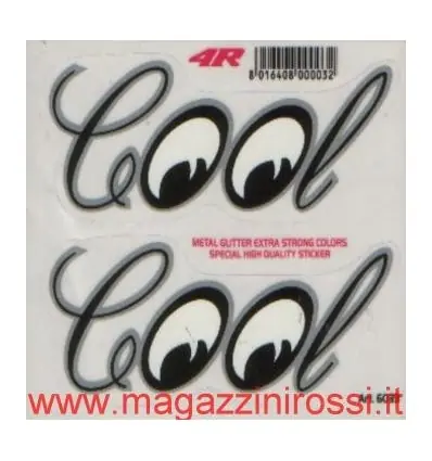 Set Adesivi piccolo 4R scritta Cool- Consegna Rapida