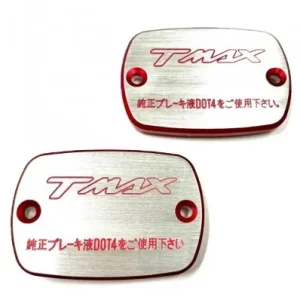 Coperchi pompa freno Yamaha T-Max 500 e T-Max 530 logo rosso- Prezzo Di Fabbrica