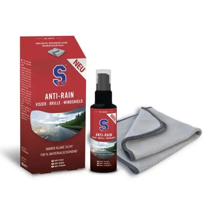 Antigoccia per visiere S100 Anti-Rain con panno microfibra- Vendita Finale