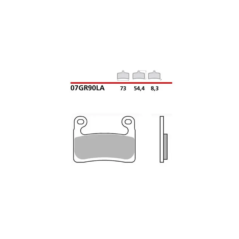 Solo Oggi Pastiglie brembo la 07gr90la