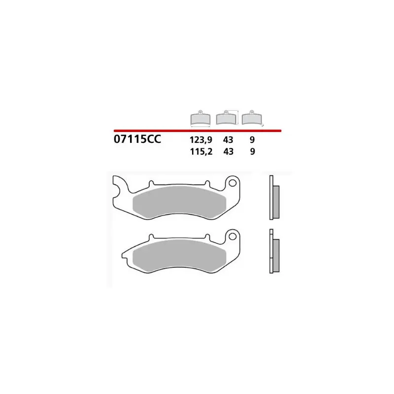 A Buon Prezzo Pastiglie brembo cc 07115cc