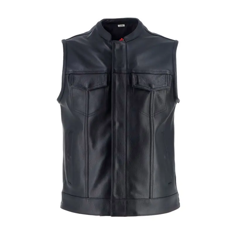 Gilet Helstons West nero-4XL Popolare