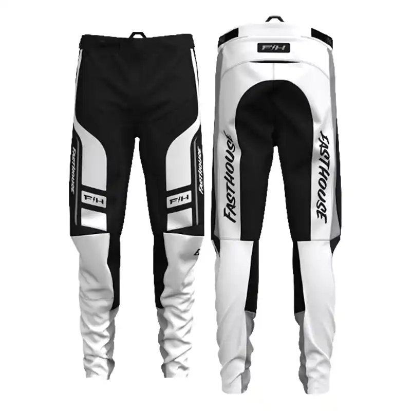 Esclusivo Pantalon Fasthouse Elrod React bianco-32