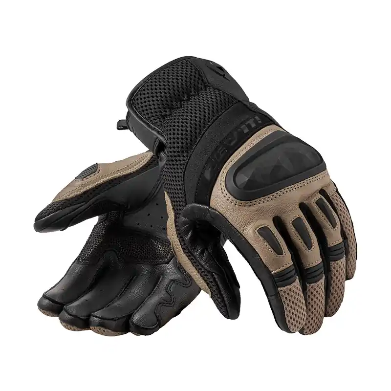 Affare Guanti Rev'It Dirt 4 nero sabbia-S