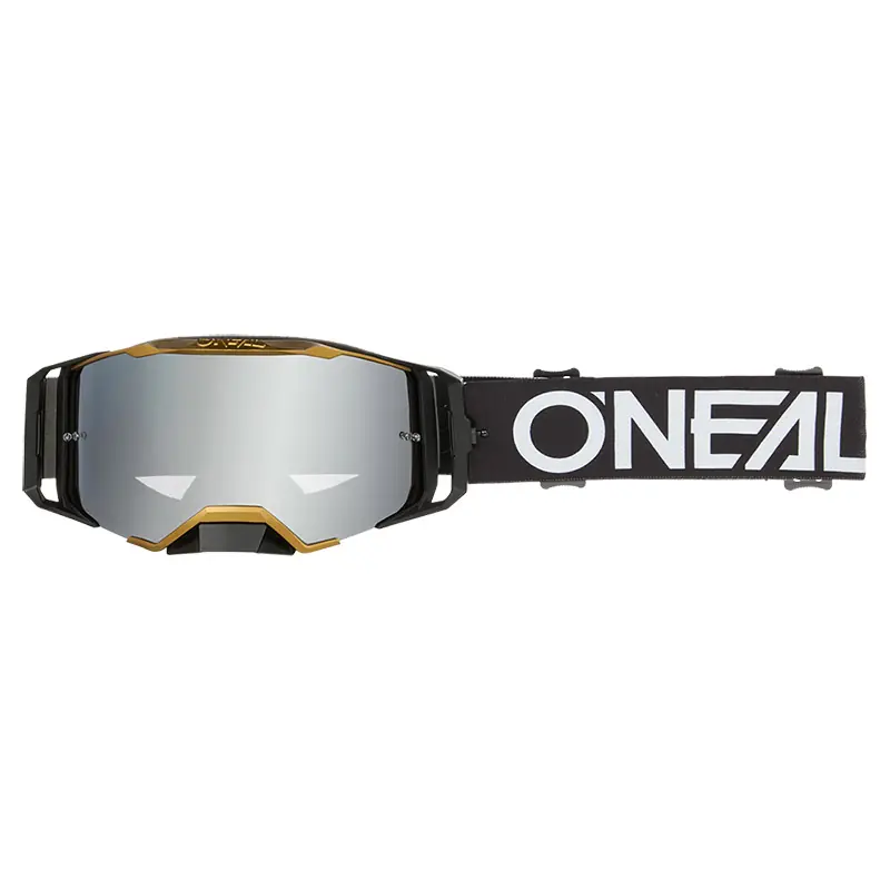 Promozione Maschera O Neal B-33 Hexa oro specchiato-