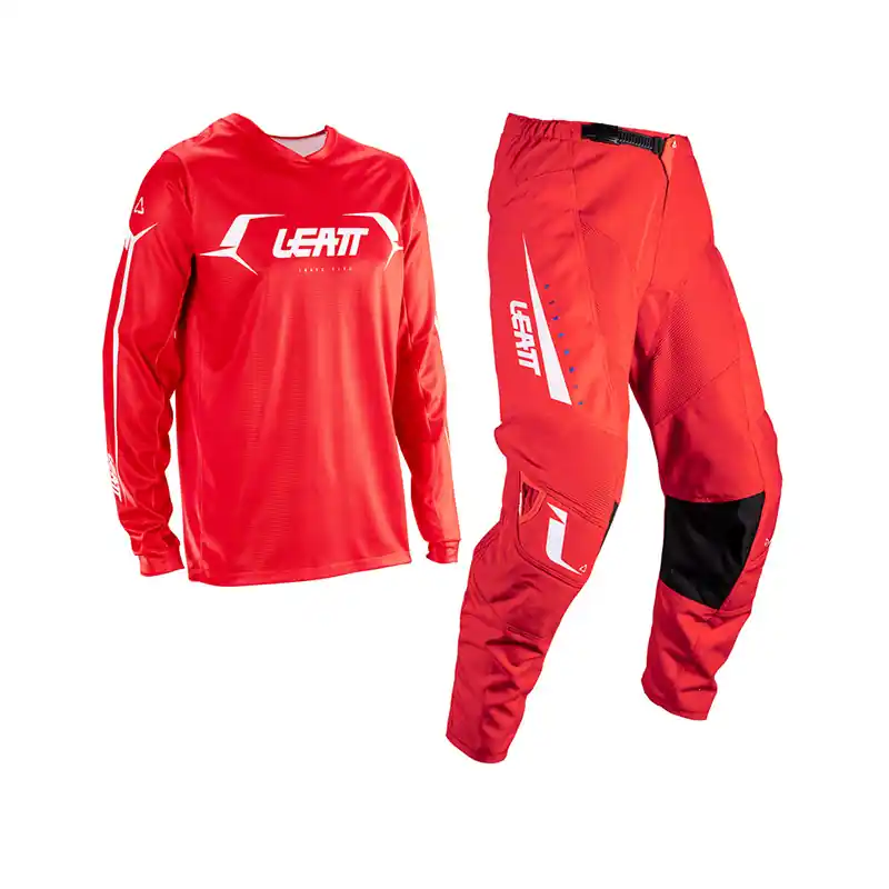 Più Venduto Completo Leatt Ride Kit Moto 3.5 rosso-S