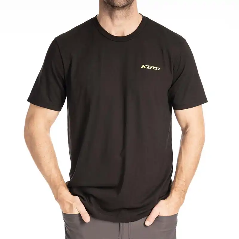 T Shirt Klim Saddle Mountain Tri-Blend nero-3XL Più Venduto