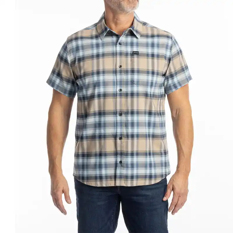 Klim Nero Stretch Shirt tan blu-S Prezzo Di Fabbrica