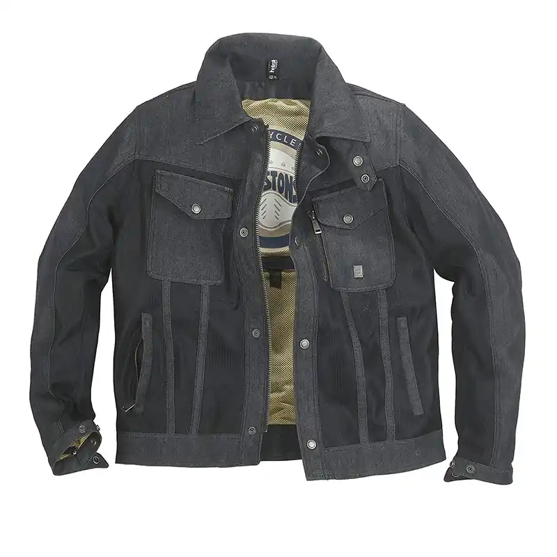Giacca Helstons Western Air blu-S Offerta Limitata