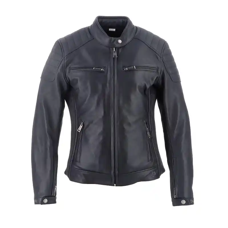 Giacca Pelle Donna Helstons Jody nero-S Prezzo Di Fabbrica