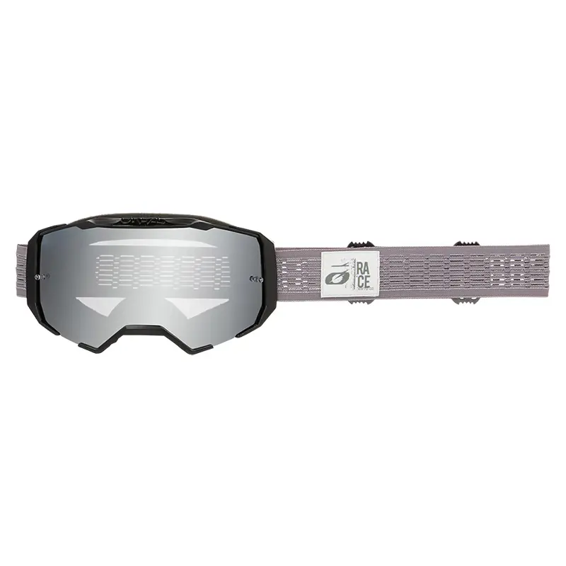 Maschera O Neal B-22 Static grigio argento- Sconto