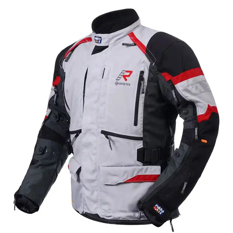 Giacca Rukka Madagasca-R bianco rosso-46 Miglior Prezzo