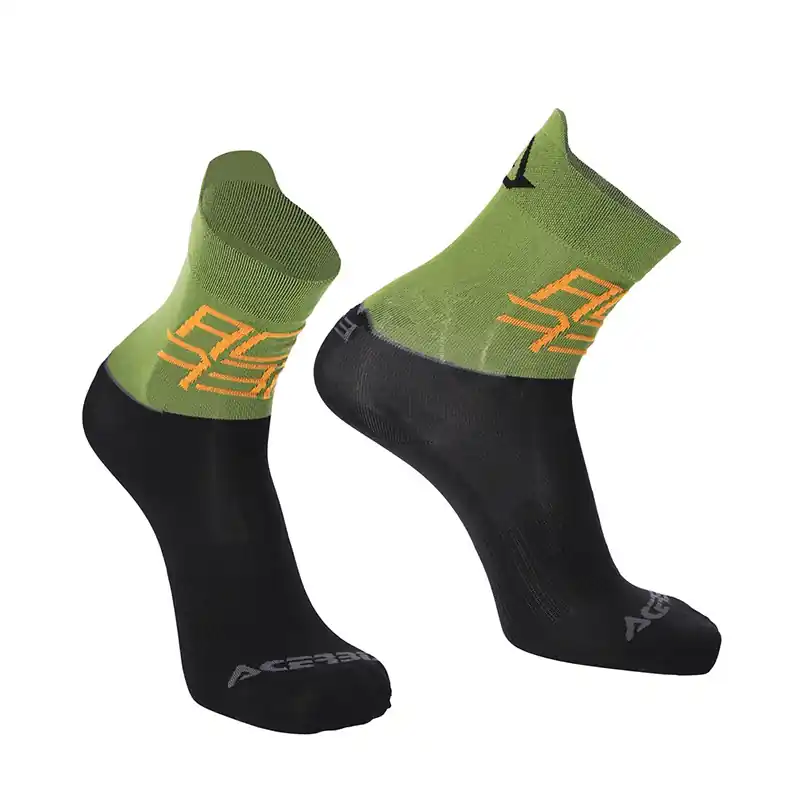 Calze Acerbis MTB Light nero verde-S/M Nuovo Arrivo