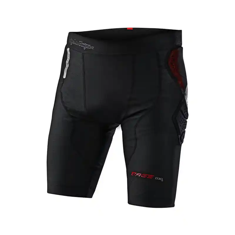 Troy Lee Designs Stage Ghost D3O Shorts nero-S Quantità Limitata