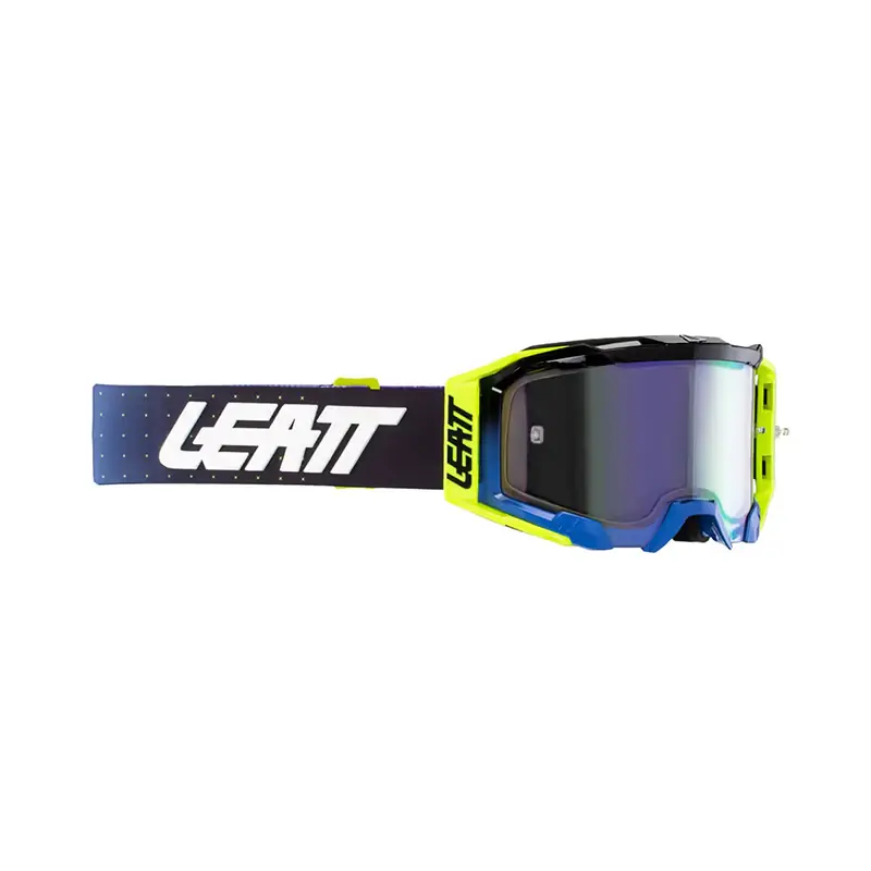 Maschera Leatt Velocity 5.5 Iriz 2024 blu specchio- Vendita Finale