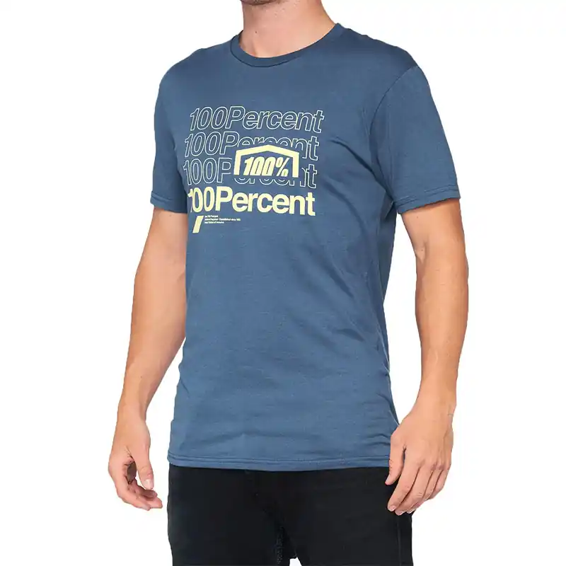100% Kramer Slate T Shirt-S Non Perdere