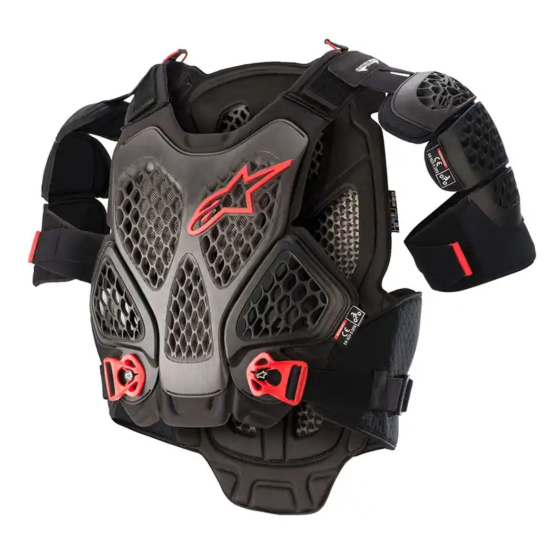Prezzo Scontato Pettorina Alpinestars A-6 nero rosso-XS/S