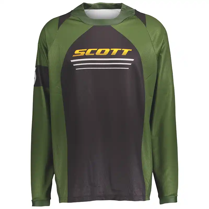 Reso Gratuito Maglia Scott X-Plore nero verde-M