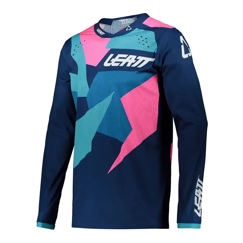 Maglia Leatt 4.5 Lite blu rosa-S Offerta Speciale