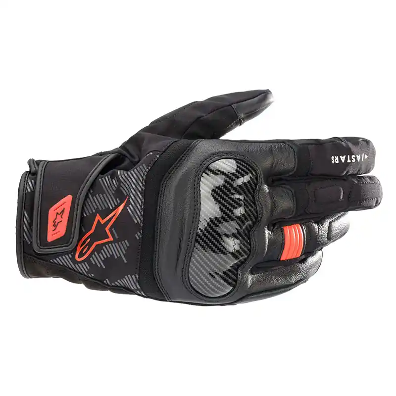 Quantità Limitata Guanti Alpinestars Smx Z Drystar nero rosso-S