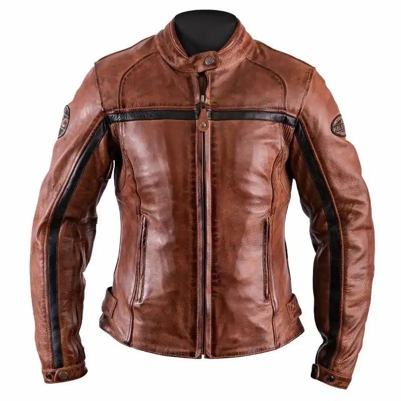 Giacca Donna Helstons Daytona Rag marrone-XL Prezzo Basso