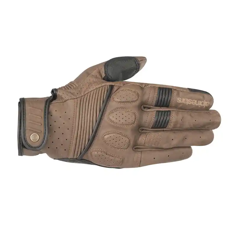 Alpinestars Guanti Crazy Eight Marrone Nero-M Spedizione Gratuita