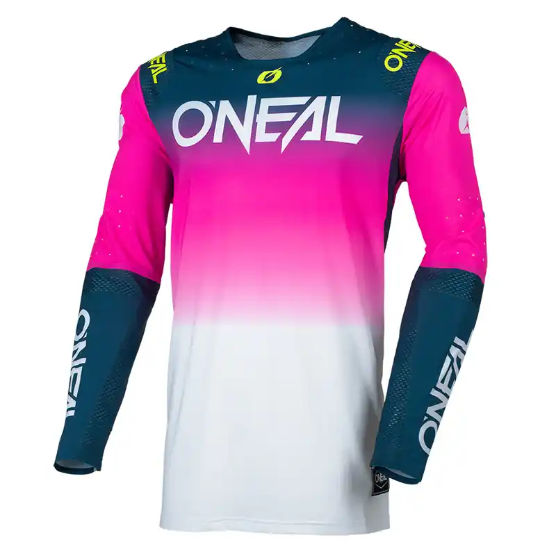 Maglia O Neal Prodigy Five V.26 bianco rosa- Prezzo Scontato