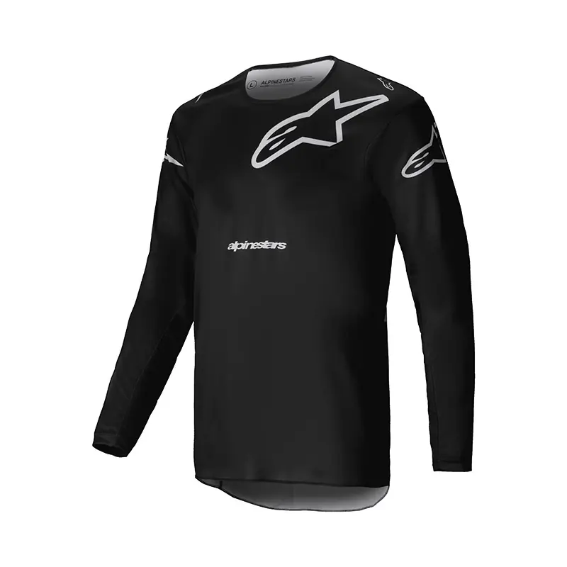 Maglia Alpinestars Racer Graphite 2025 nero grigio- Non Perdere