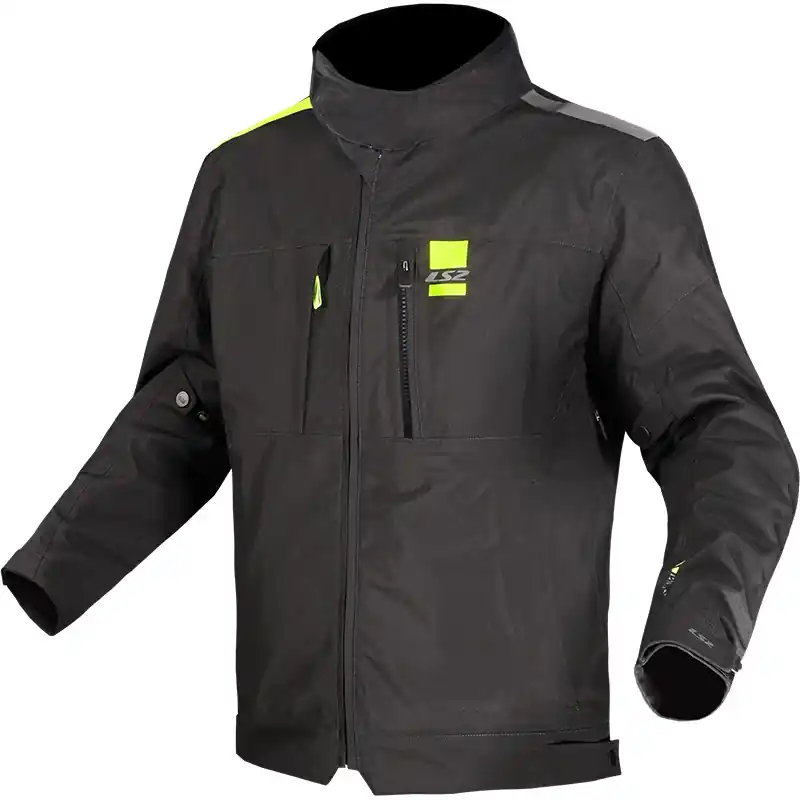 Non Perdere Giacca Donna LS2 Titanium nero giallo-
