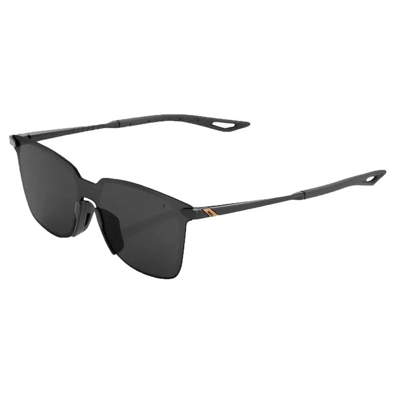 Occhiali 100% Legere Square Polished nero- Offerta Del Giorno