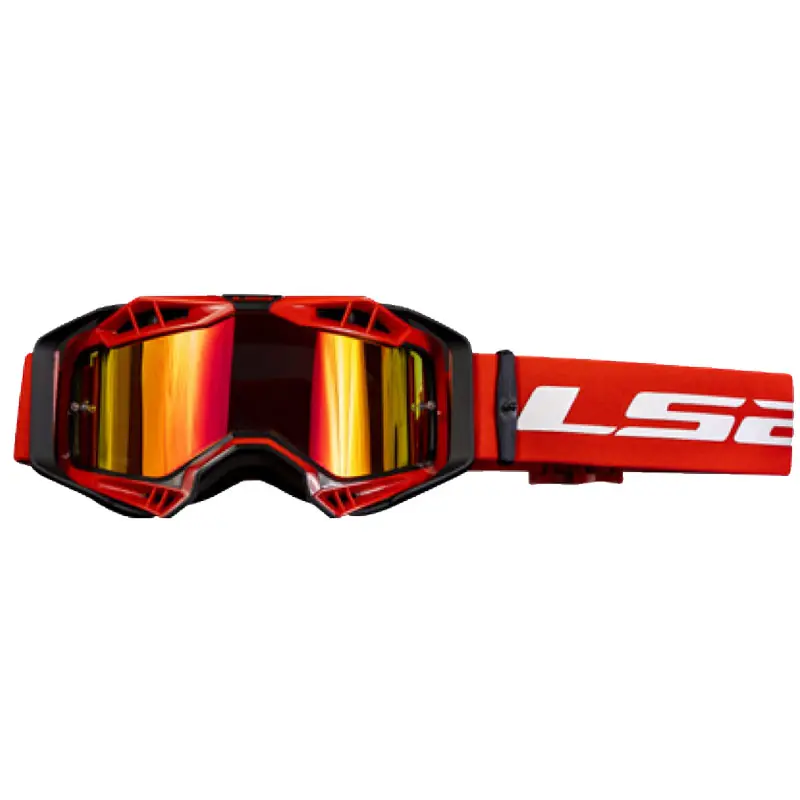 Maschera LS2 Aura Pro nero rosso- Economico