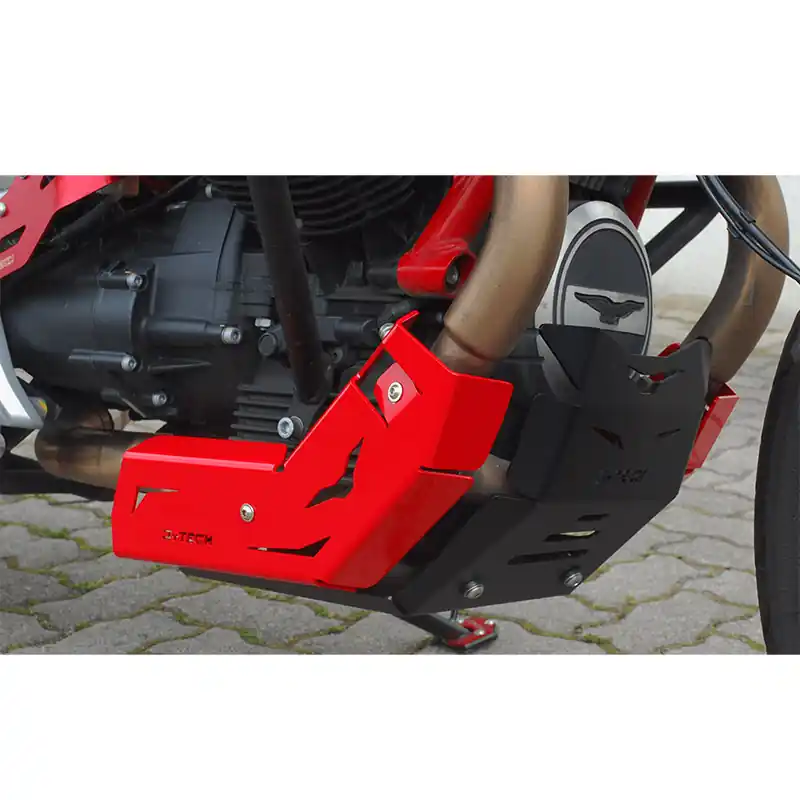 Non Perdere Coppia Protezioni Fianchetti MyTech V85TT rosso-