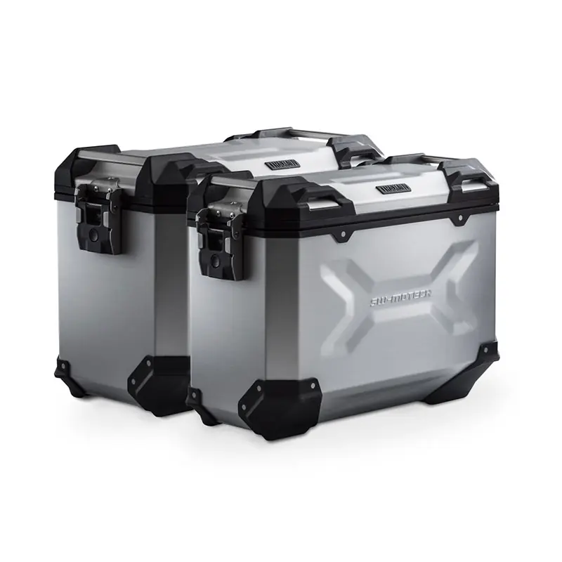 Spedito Oggi Kit Valigie Sw Motech Trax ADV OEM CRF1100L argento-