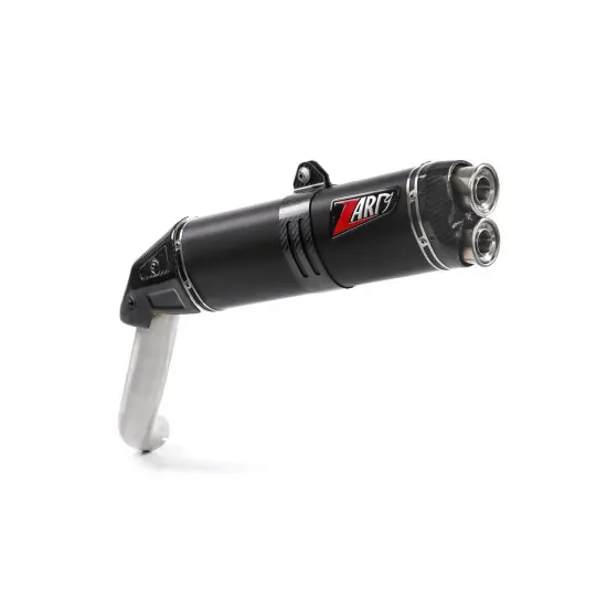 Terminale Zard Inox Euro 5 nero Moto Guzzi V85 TT- Spedizione Espresso