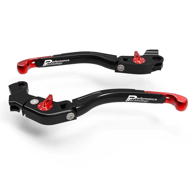 Ultime Pezzi PT Leve Freno/Frizione Regolabili LEA08 Eco GP2 rosso-