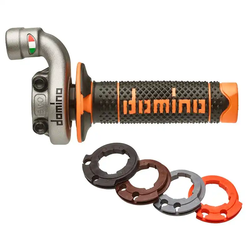 Comando Gas Domino KRK Evo 5207 KTM 4T arancio- Offerta Limitata