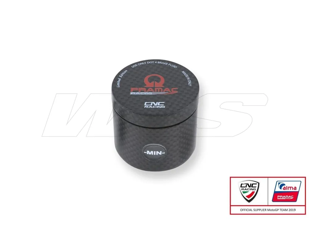 Ultima Occasione SERBATOIO FRENO ANTERIORE 25ML PRAMAC CARBONIO CNC RACING YAMAHA R1 2015-18-