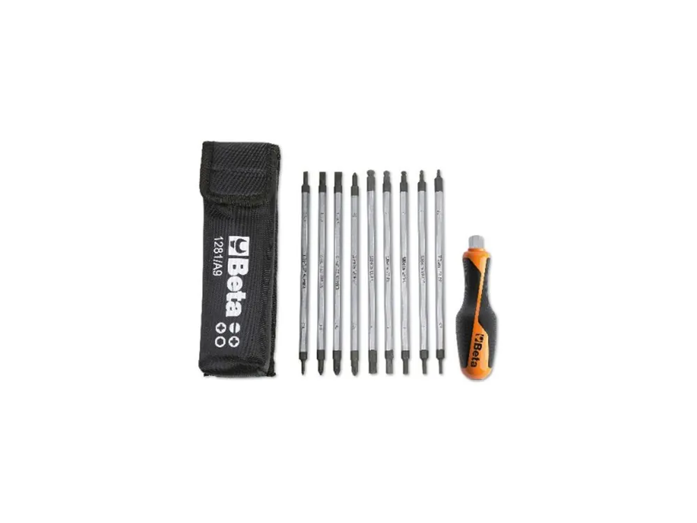 KIT ASTUCCIO 9 GIRAVITE BIVALENTI BETA CON IMPUGNATURA- Nuovo Arrivo