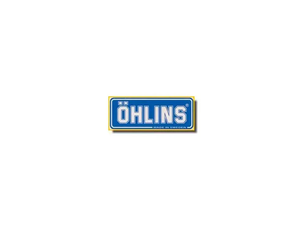 ADESIVO OHLINS BLU / TRASPARENTE 31X72 MM- Ultime Pezzi